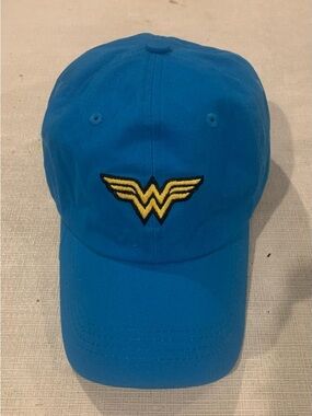 Blue Wonder Woman Logo Baseball Cap